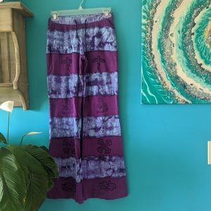 Purple Festival Pants
